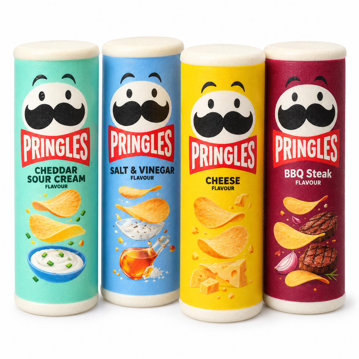 Chips-squishy 4 farver - Blå