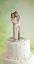 Willow tree cake topper willow tree together bryllupsfigur med gravering
