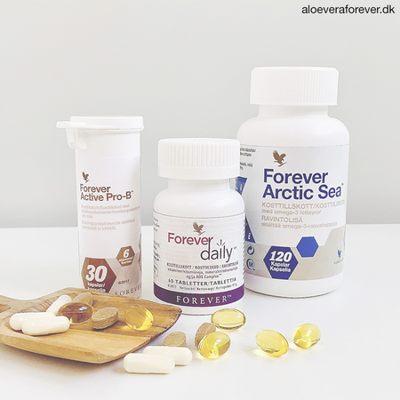 Forever Daily, Forever Arctic Sea og Forever Active Pro-B