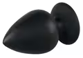 Black Velvets Analplug Extra i sort silikone med fleksibel form og bred base