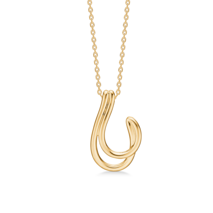 MIRA pendant in 14 karat gold | Danish design by Mads Z