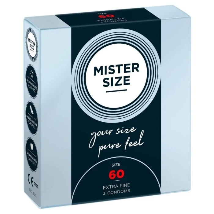 Mister Size 60 Pure Feel - 10 Kondomer