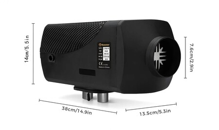 Sunster A2018 5 kW kinafyr – kompakt 12V varmer til biler, både og camping