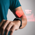Scandinavian Collection Smartwatch 1,3 tommer sort med pulsmåler og aktivitetstracker.