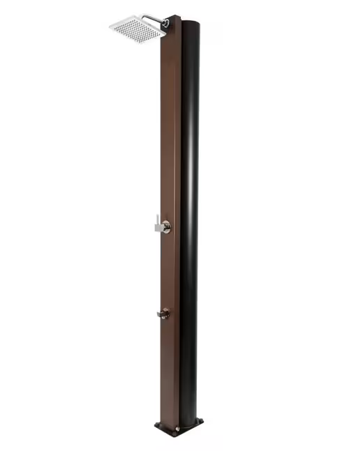 CRM SQUARE - Solbruser 40 liter - Brun, Med fodvask