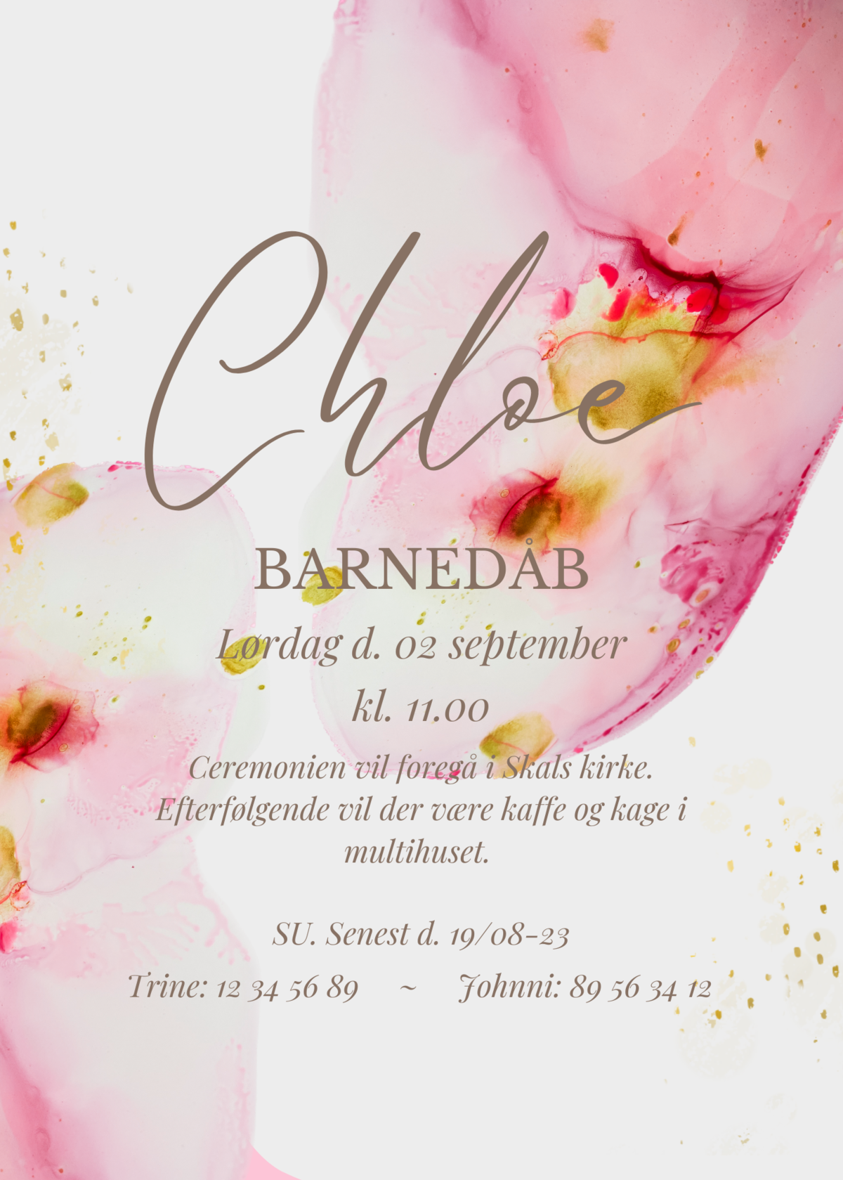 Invitation - Orchid | kreator-design.dk