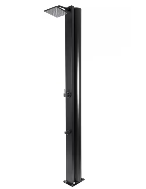 CRM SQUARE Black Edition - Solbruser 40 liter - Sort, Med fodvask