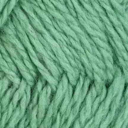 Nøgle Rauma Vams garn i farven 107 Jadegrøn – 2-tråds norsk uld med frisk grøn glød.