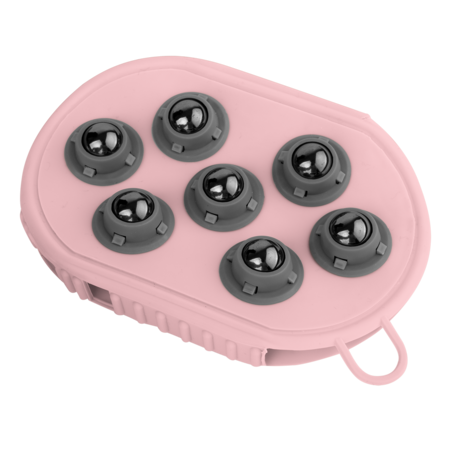 Waldhausen massage strigle til hesten i Linnea Pink hos Ponypiger.dk