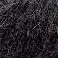 Close up af garnnoegle i angora fra mondial i farven mørkegrå 659