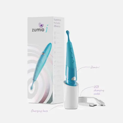 Zumio High Frequency roterende klitorisstimulator i lilla med ultrafin SpiroTip og 8 hastigheder