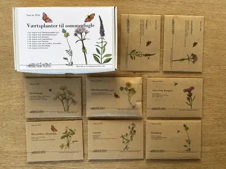 Frøkasse med værtsplanter