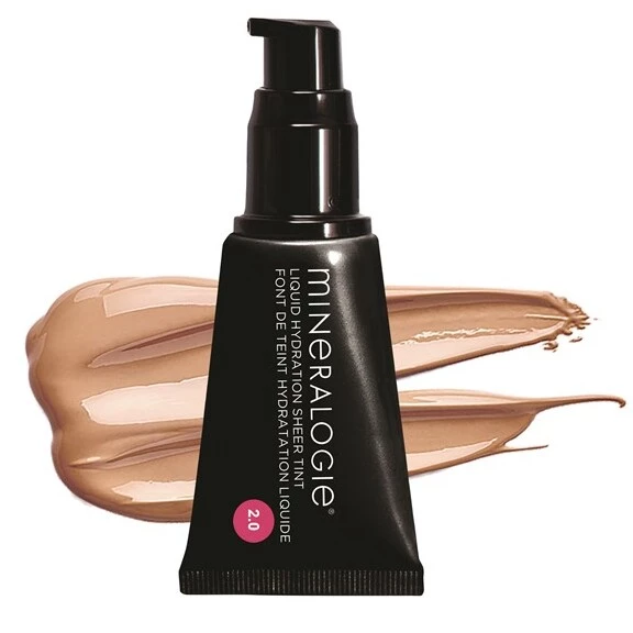 Mineralogie, Liquid Hydration 2.0, Fv. Honey Bronze - Makeup, Mineralmakeup, Mineraler, God dækkevne, Flydende Foundation, CC Creme, BB Creme