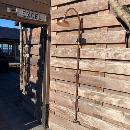 Excel Havebruser / Udendørs bruser - kobber (Væg model)