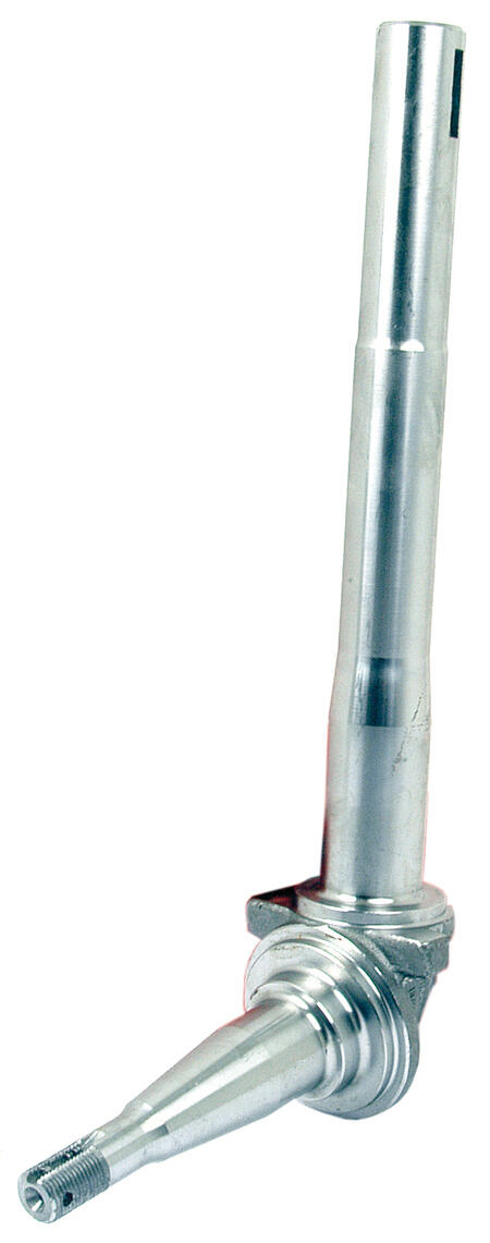 Front wheel spindle left side Dimensions: A: 306.2mm (12-1/16'') A Ø: 31.6mm (1-1/4'') B Ø: 37.2mm (1-15/32'') D: Inner bearing mm: 35mm (1-3/8'') E: Outer bearing mm: 19.3mm (3/4'') F: Wheel hub thread: 3/4 x 16 UNF Fits: Ford 4000, 4190, 4330 Fits: