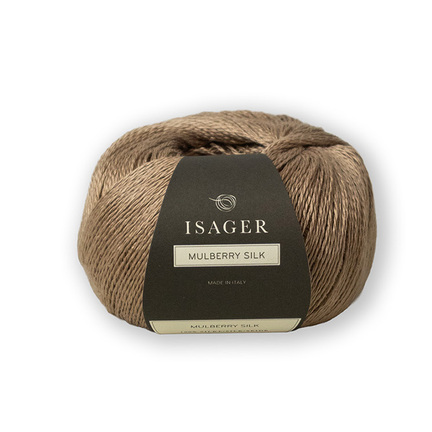 Garnet Mulberry silk 100% silke fra Isager garn i farven camel