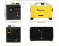 Sunster 8kW kinafyr med multisproget LCD-display og Bluetooth-styring