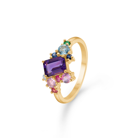 FOUR SEASONS SUMMER ring in 14 karat gold | Danish design by Mads Z