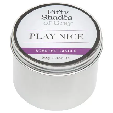 Fifty Shades Of Grey Play Nice Vanilla duftlys til massage og romantik