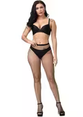 Fishnet Stay-Up Strømper – Sort