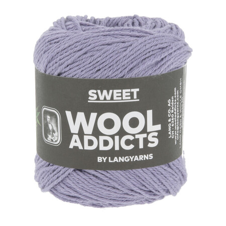 Garnnøgle sommergarnet Sweet fra Lang Yarns i farven lavendel 46