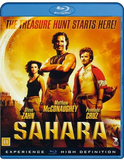 Sahara, Bluray, Film, Movie