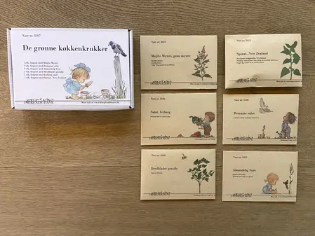 De grønne køkkenkrukker