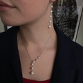 TREASURE sølv øreringe med perler | Mads Z