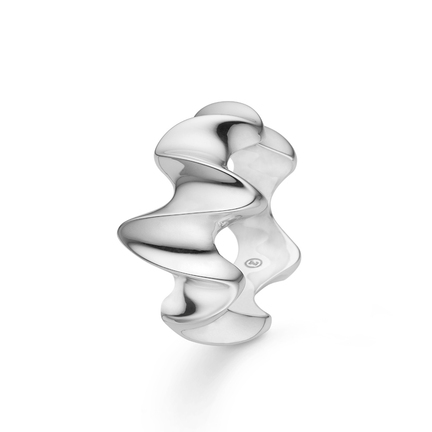 WAVE silver ring | Danish design by Mads Z