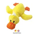 KONG Comfort Jumbo Duck hundebamse gul variant vist med assorterede farver