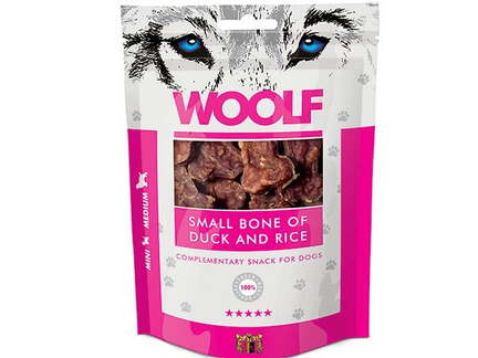 Woolf Small bone of duck and rice - 100g