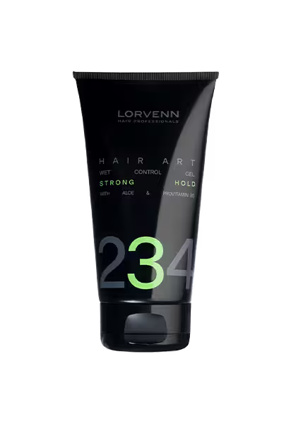 Wet Look Styling Gel fra Radiant med aloe vera for glansfuld styling og fleksibelt hold