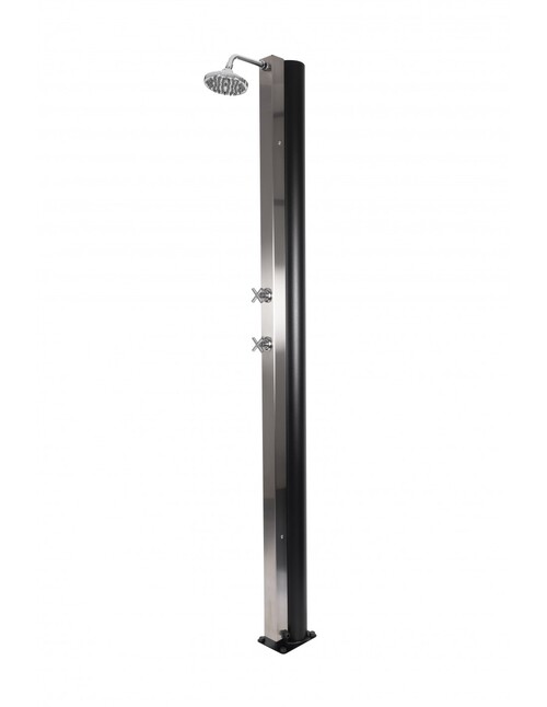 CRM - Solbruser 30 liter - Børstet stål, Uden fodvask