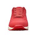røde sneakers med hvid sål