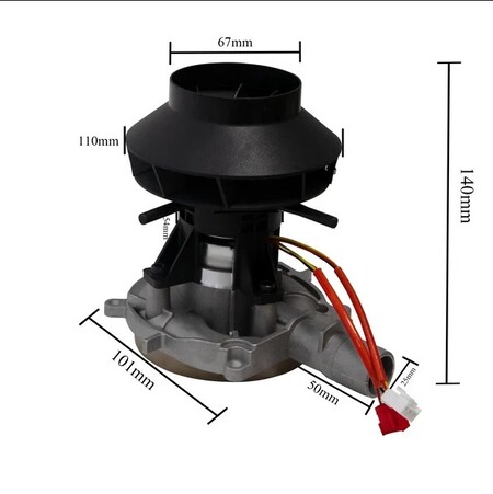 Combustion Head motor reservedel til Sunster TP BW dieselfyr