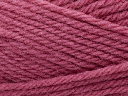 close up af garnnoegle peruvian highland fra Filcolana i farven 187 desert rose