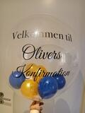 Velkomst skilt ballon