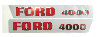 Emblemsæt - Transfersæt Ford 4000