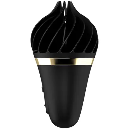 Satisfyer Sweet Treat – roterende klitorisstimulator i blød silikone, formet som en isvaffel med 12 niveauer og magnetisk opladning