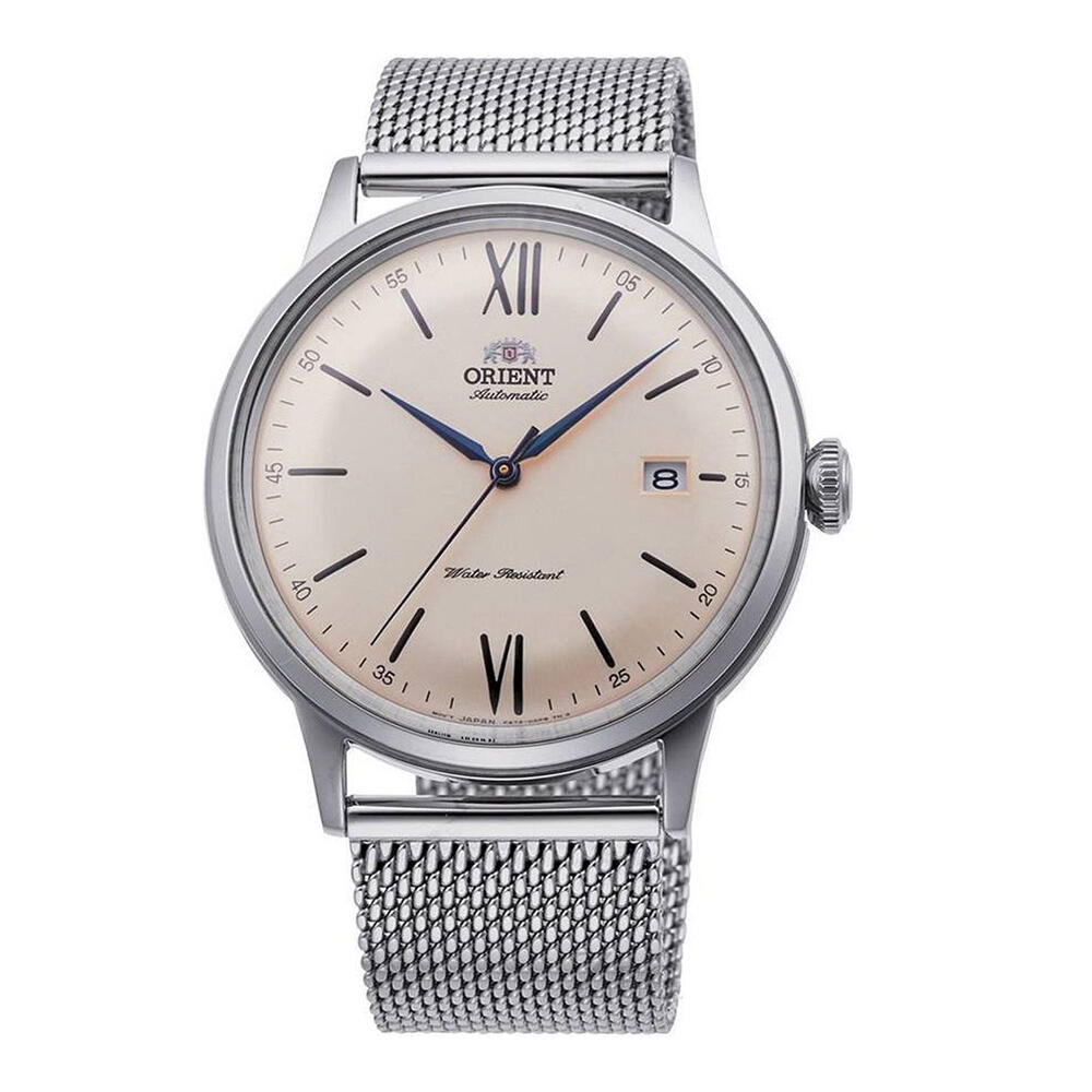 Orient bambino outlet stainless steel