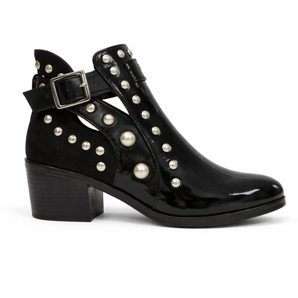 Noira Stud Heel Boot - 36