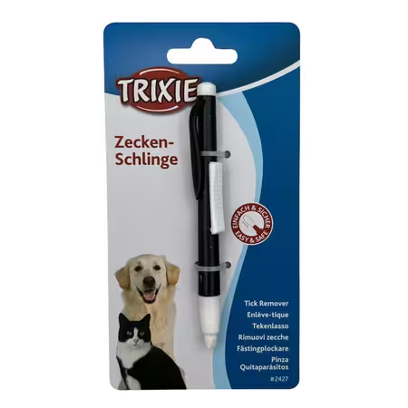 Trixie flåtfjerner med løkke i sort