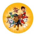 Paw Patrol cake print with optional text - fits 20-22 cm cakes