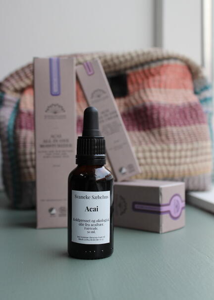 Rudolph Care Acai All in One trio med 30 ml økologisk acaiolie fra Svaneke Sæbehus