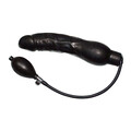 Black Latex Balloon oppustelig dildo i sort latex med pumpe og realistisk form