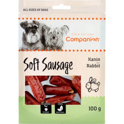 Companion Soft Sausage Rabbit | Pølser med Kanin