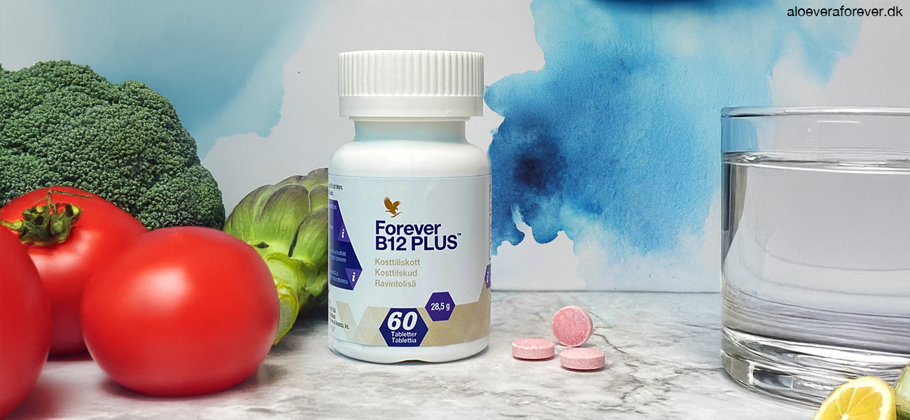 Forever B12 PLUS kosttilskud med B12-vitamin og folatsyre
