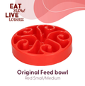 Eat slow live longer original - Rød