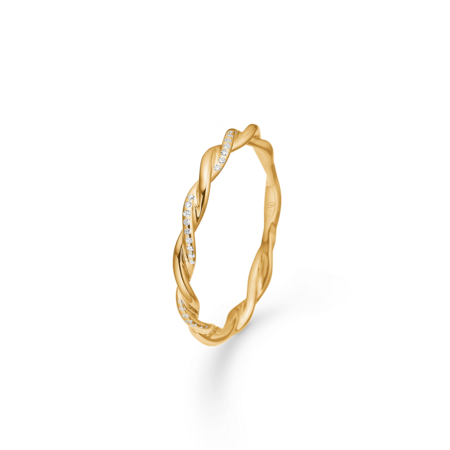 POETRY TWIST ring i 14 karat guld | Mads Z