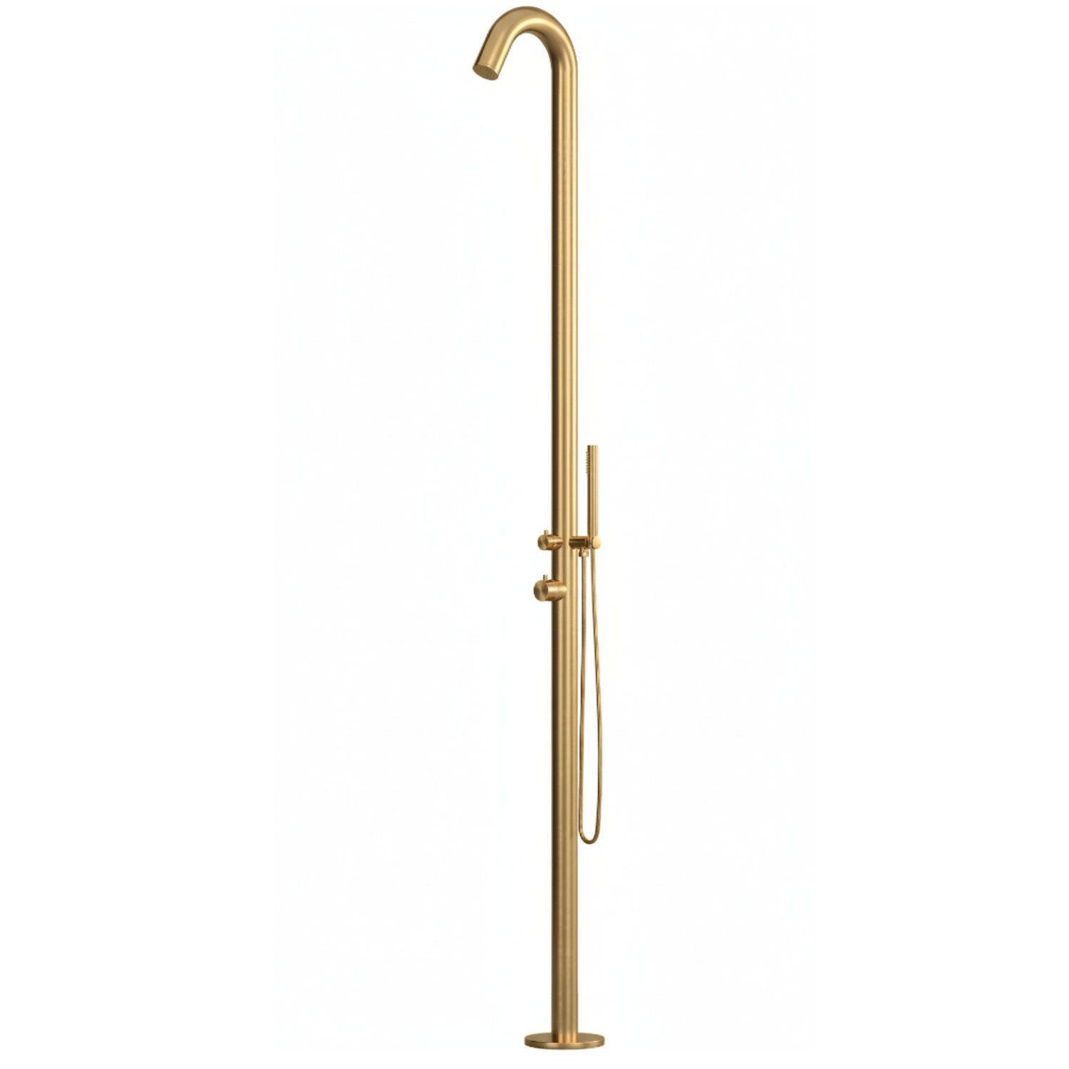 Sined ALGHERO ORO – Edelstahldusche mit Handbrause – Messing